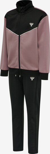 Hummel Trainingsanzug in rosé / schwarz / weiß, Produktansicht