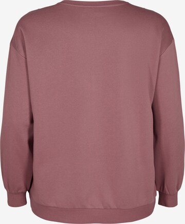 Zizzi Sweatshirt 'CASARA' in Lila