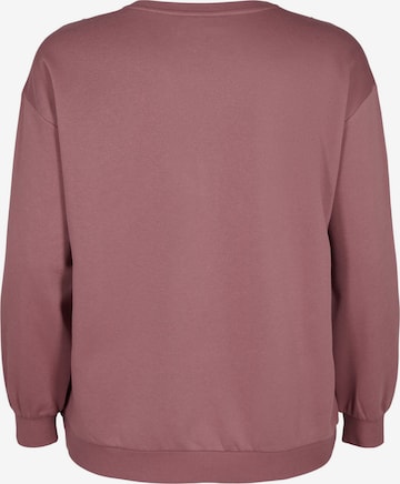 Zizzi Sweatshirt 'CASARA' in Purple