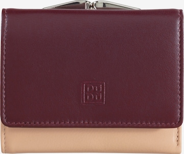 DuDu Wallet 'Corsica' in Red: front