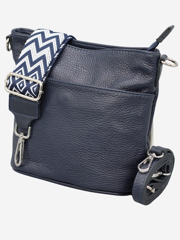 Adel Bags Schultertasche 'Lina'‌‌‌‌‌‌‌‌‌‌ in Blau: Vorderseite