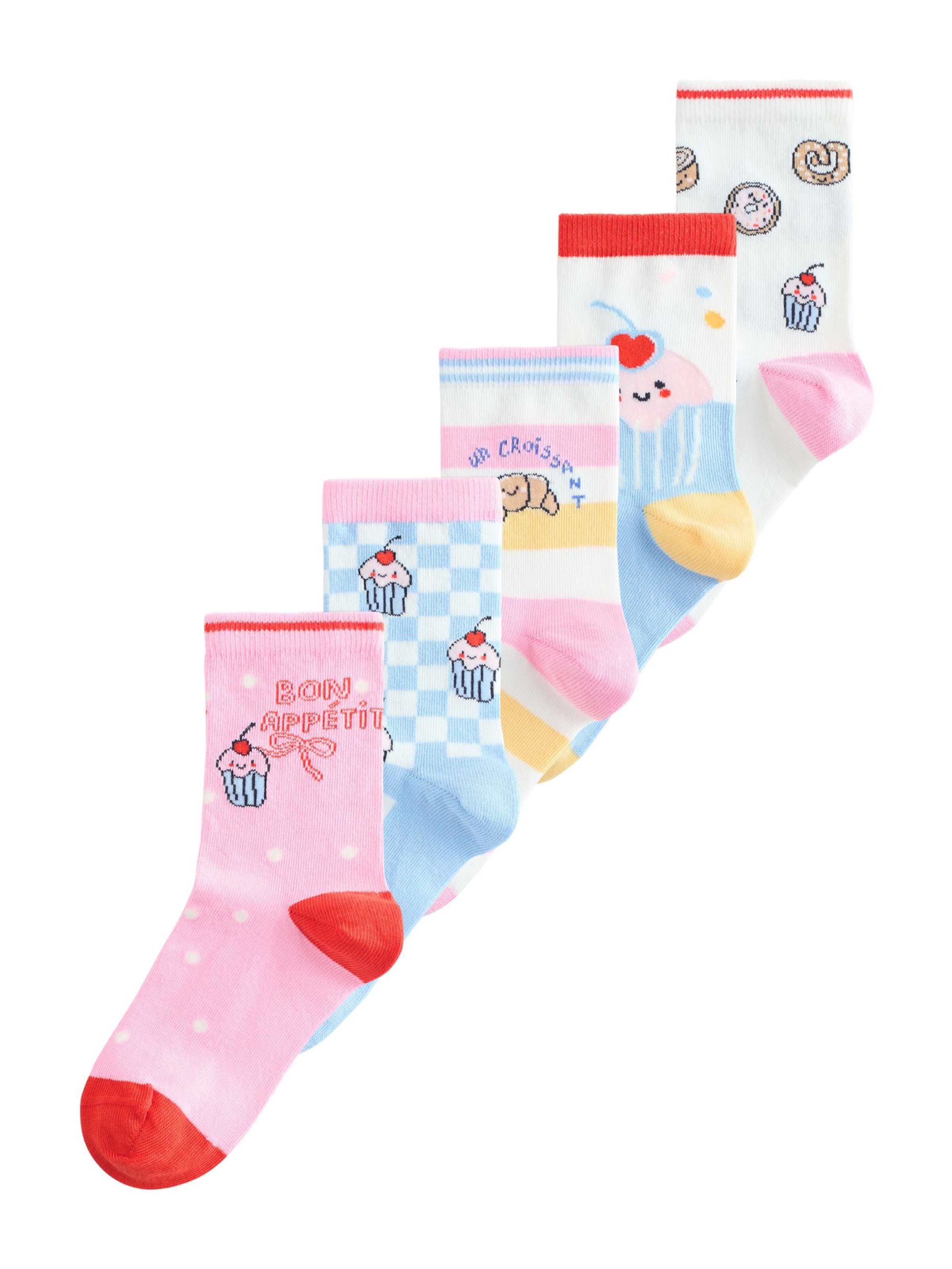 Next Socks 'Bakery' in Blue: front