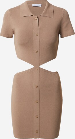 millane Dress 'Fine' in Brown: front