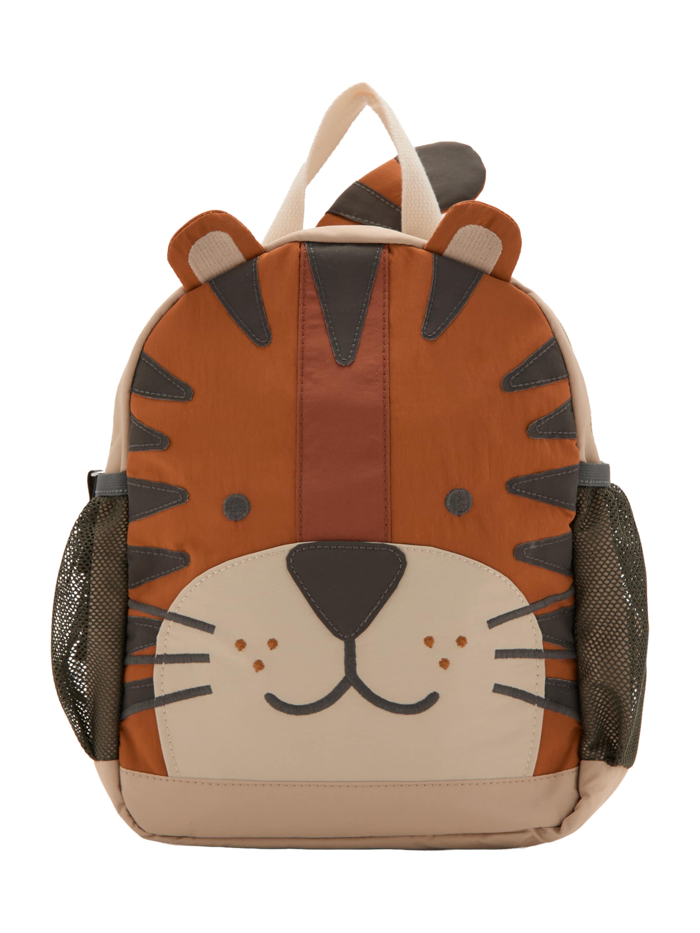 MANGO KIDS Reppu 'Tiger' värissä beige: etupuoli