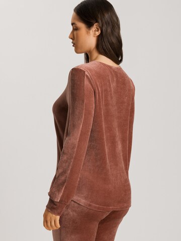Sweat-shirt ' Favourites ' Hanro en bronze