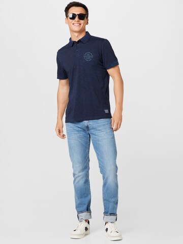 TOM TAILOR Poloshirt in Blau