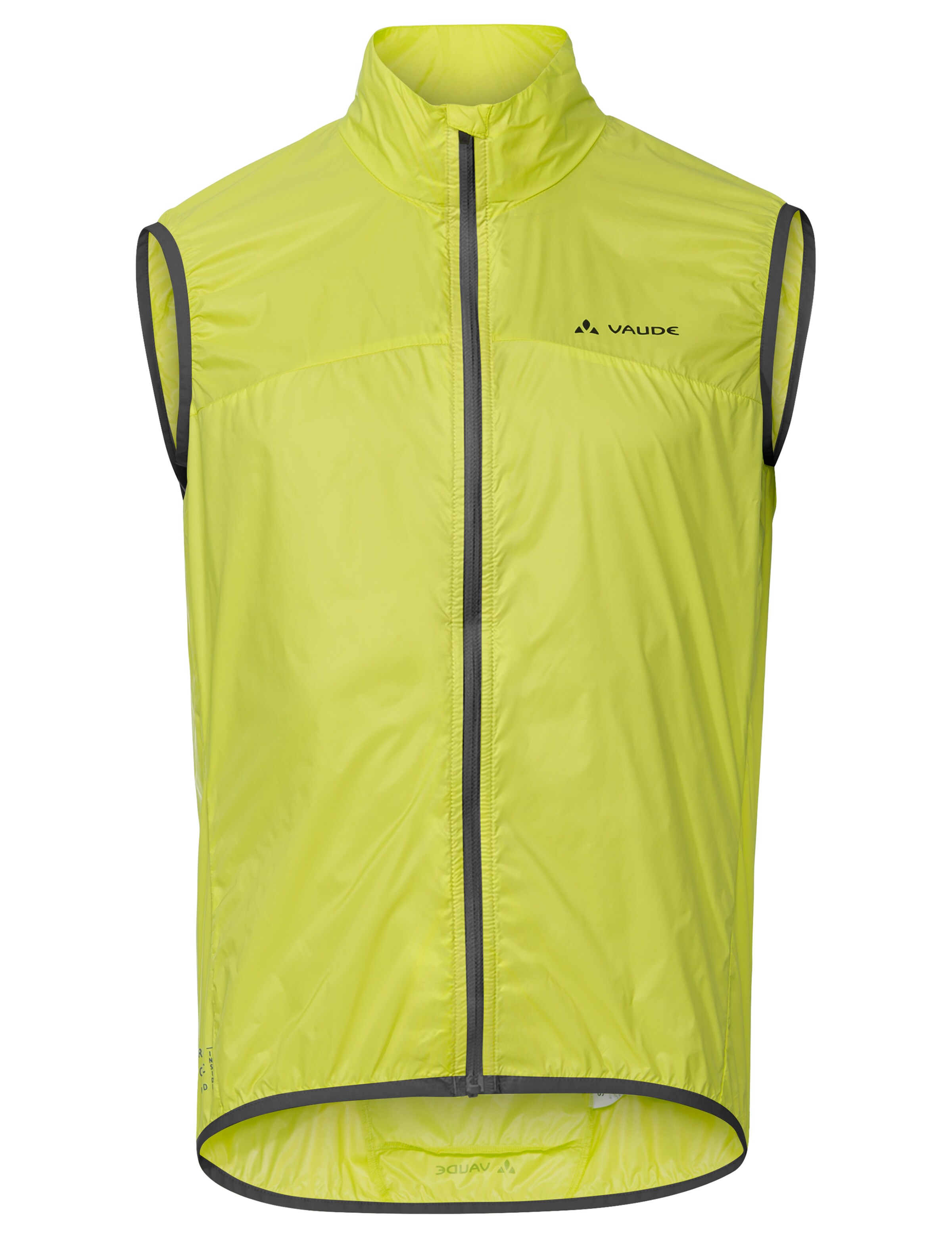 VAUDE Sportbodywarmer 'Matera Air' in Geel: voorkant