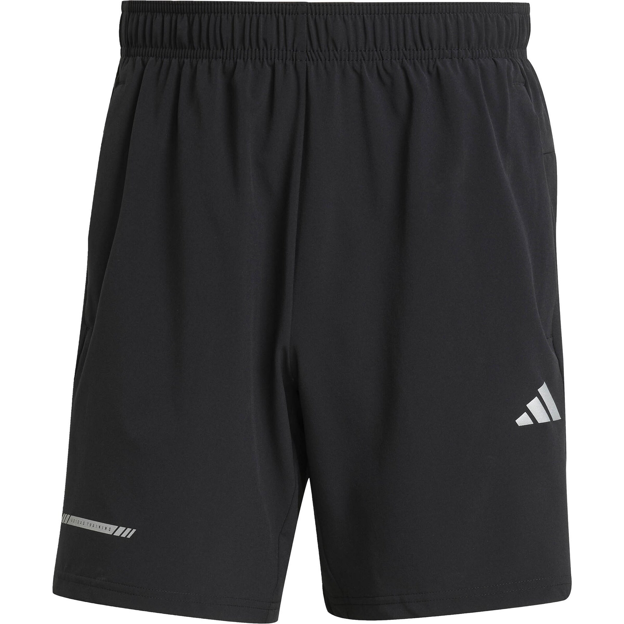 ADIDAS PERFORMANCE Workout Pants 'Essentials Holiday' in Black: front
