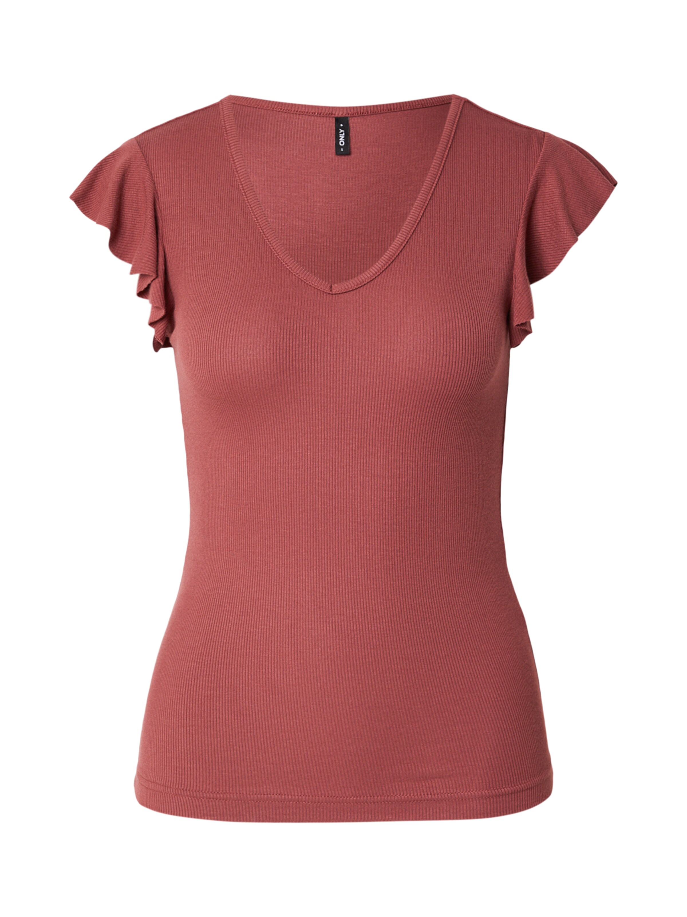 Maglietta 'ONLBELIA' di ONLY in rosso: frontale