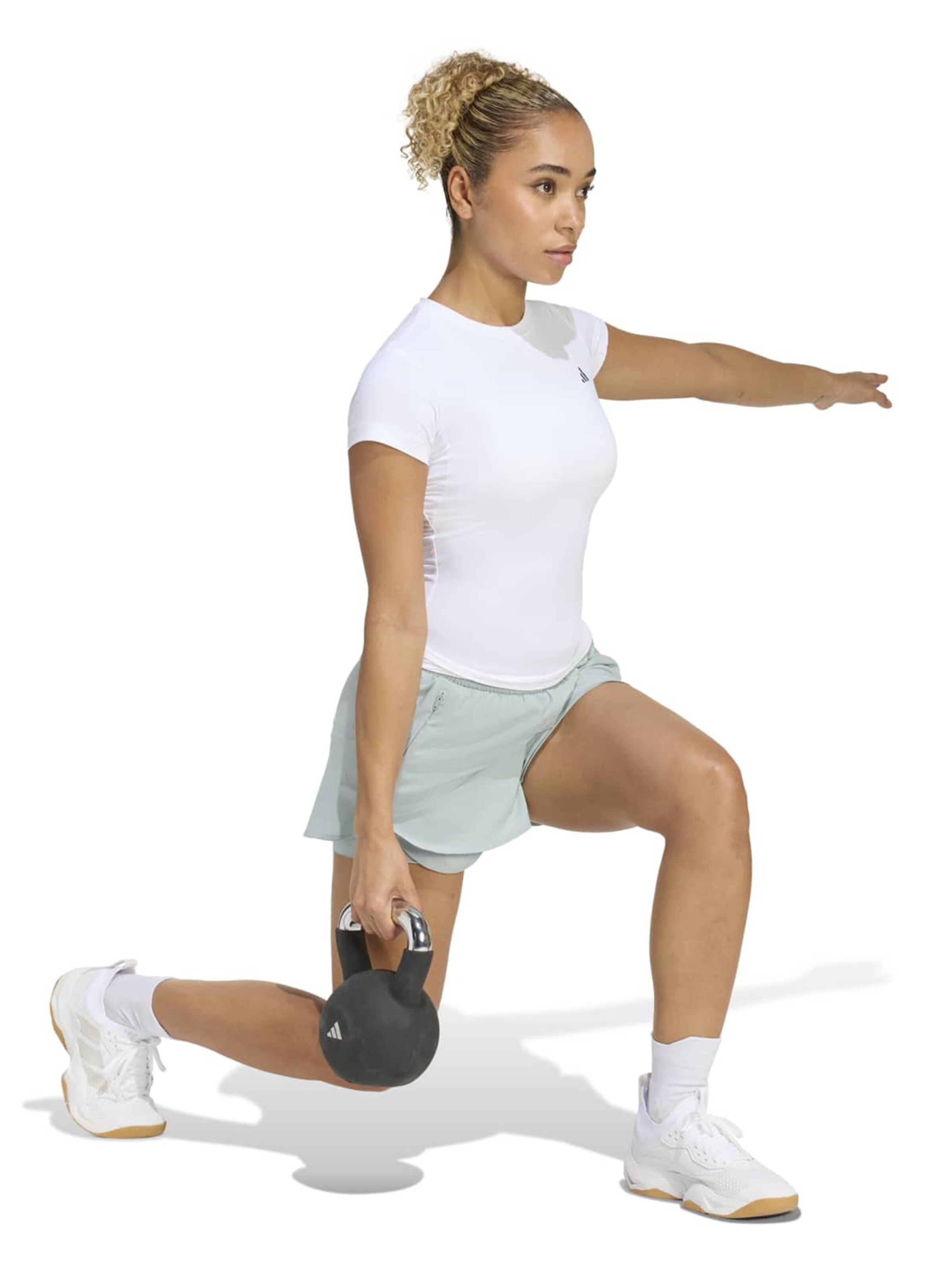 ADIDAS PERFORMANCE Funktionsshirt 'PWR ESS' in Weiß