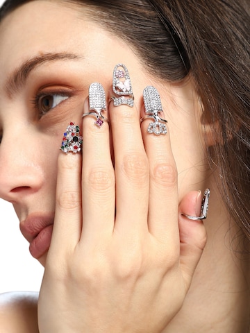 SOHI - Anillo 'Harshika' en plata: frente