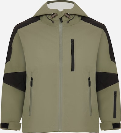 Festland Übergangsjacke in khaki / schwarz, Produktansicht