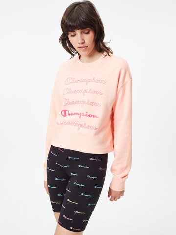 Champion Authentic Athletic Apparel Sweatshirt in Roze: voorkant