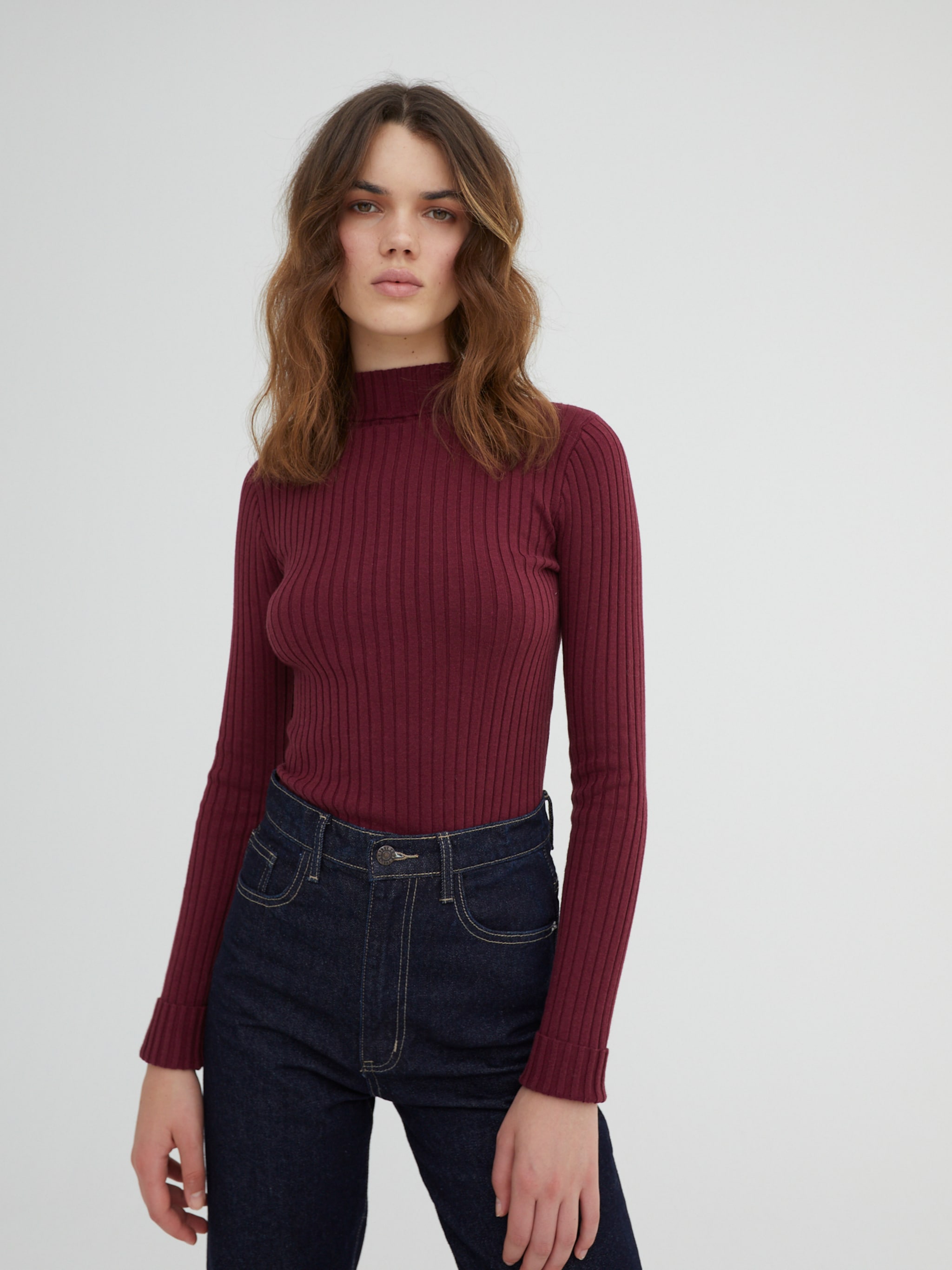 EDITED Produkte Pullover 'JANNICE' burgunder