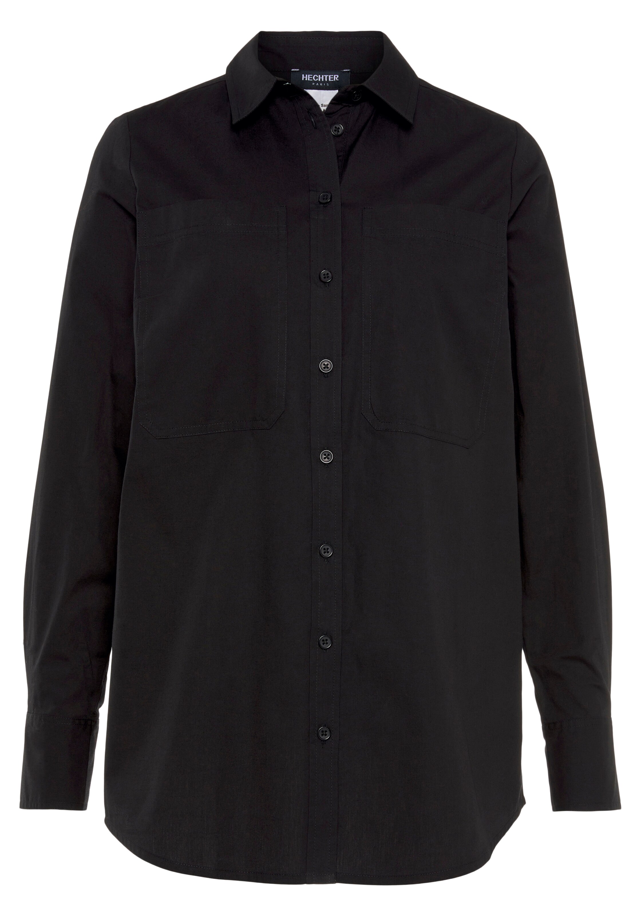 HECHTER PARIS Blouse in Black: front