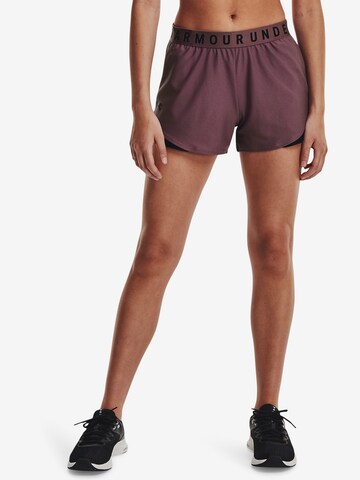 UNDER ARMOUR Regular Sportshorts 'Play Up' in Lila