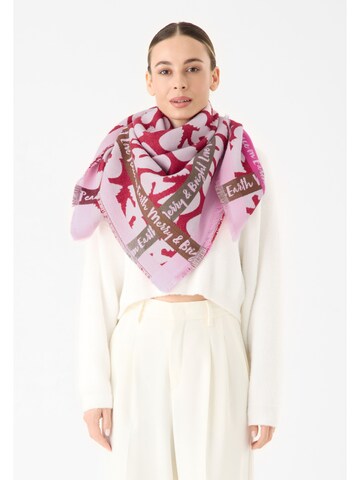 CODELLO Shawl in Red: front