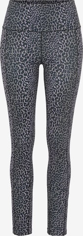 juoda LASCANA ACTIVE Siauras Sportinės kelnės: priekis