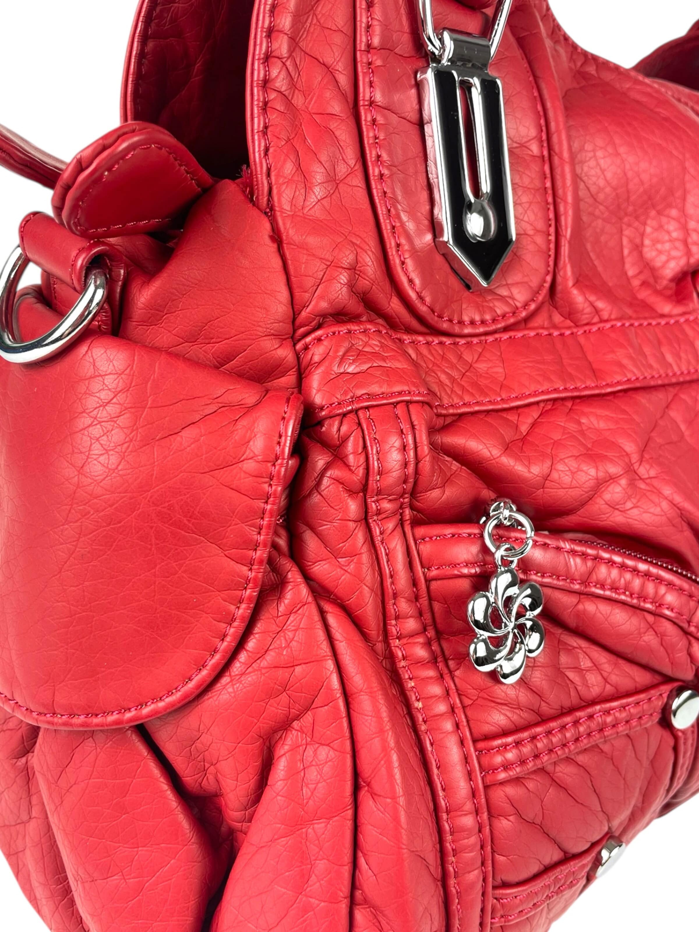 Kumixi Axelremsväska 'Schultertasche' i röd