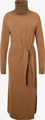 Liu Jo - Vestido de punto en beige: frente