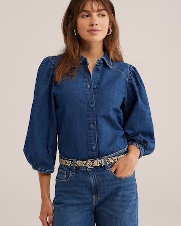 WE Fashion Halenka – modrá: přední strana