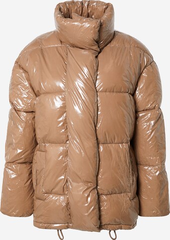 River Island Winter jacket in Brown: front