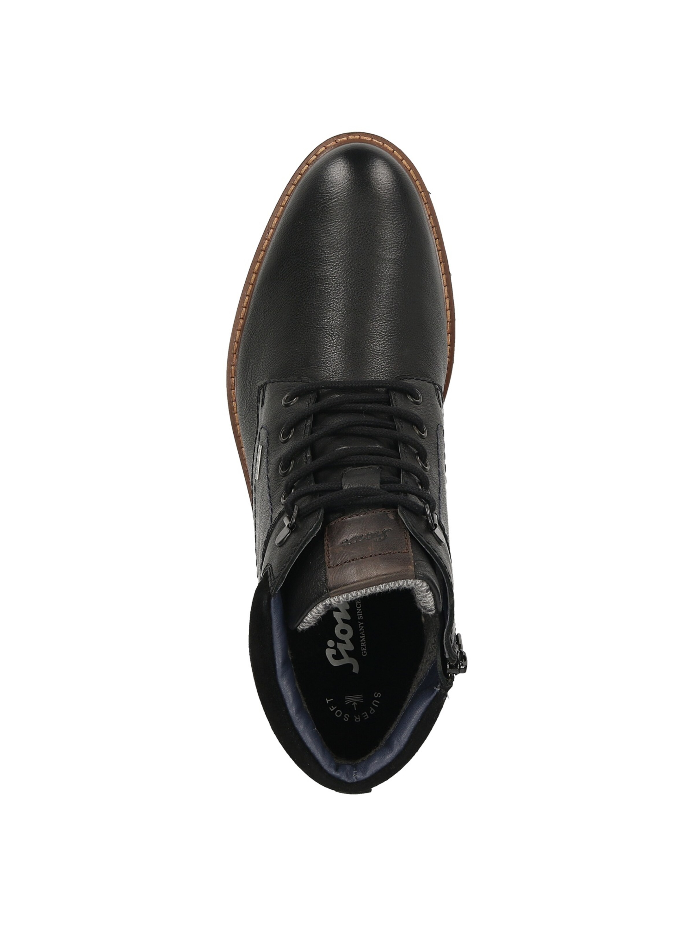 SIOUX Lace-up boots 'Rostolo' in Black