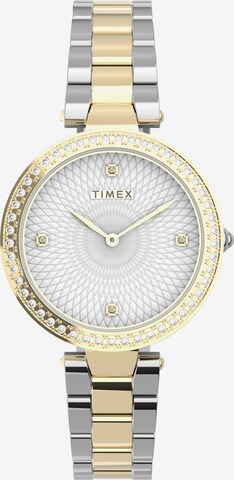 TIMEX Analoog horloge 'City' in Goud: voorkant
