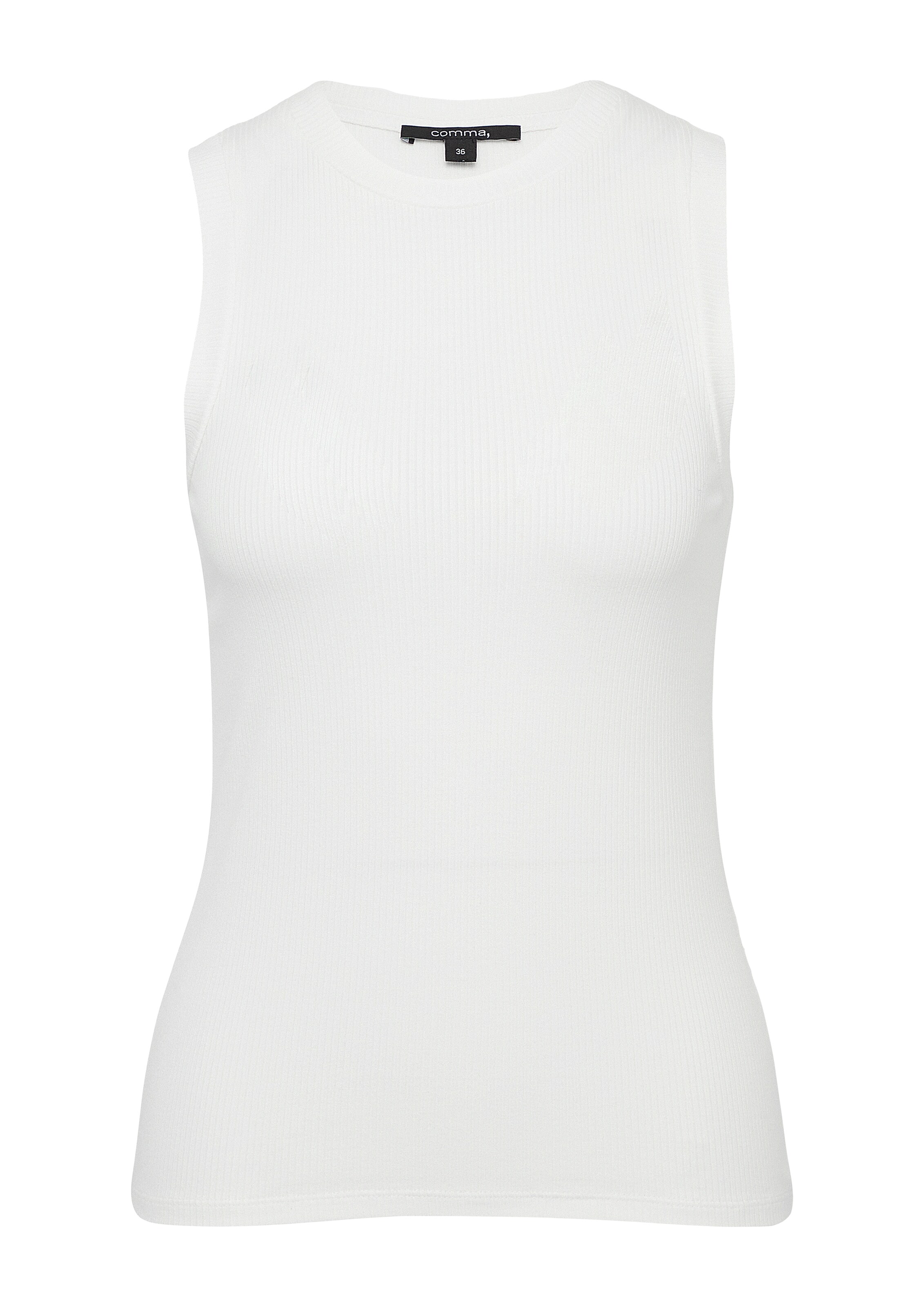 COMMA Τοπ σε λευκό: μπροστά
