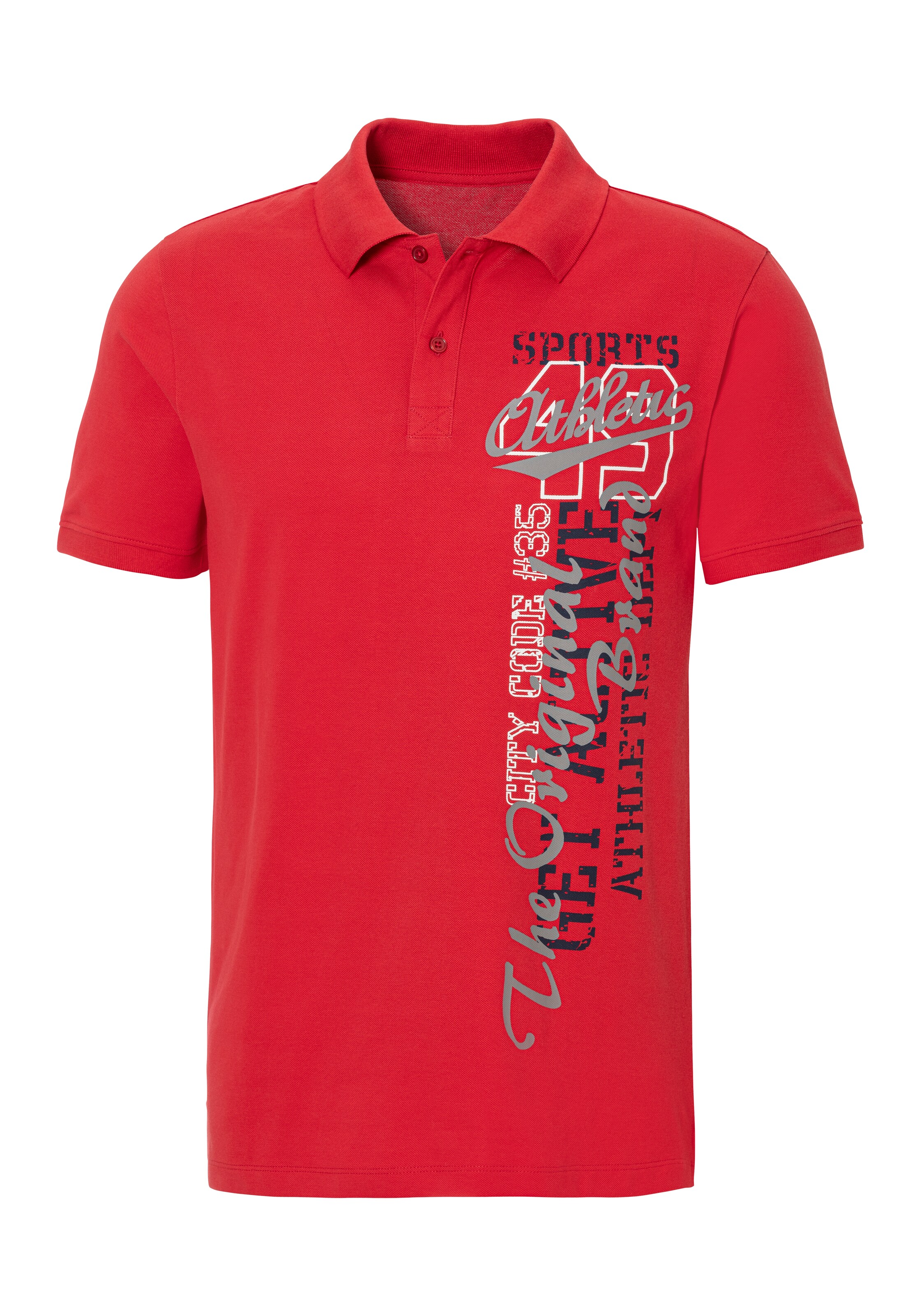 JOHN DEVIN Shirt in Rood: voorkant