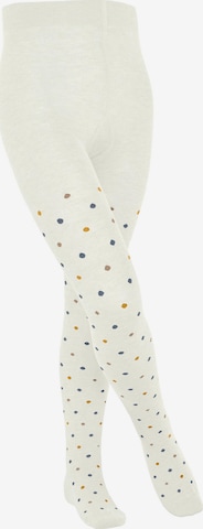 FALKE Tights 'Multidot' in White: front