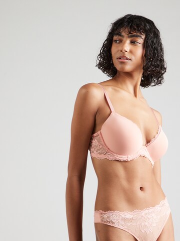 Push-up Soutien-gorge 'DEMI' Calvin Klein Underwear en rose : devant