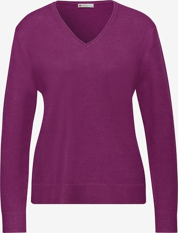 STREET ONE Pullover in Lila: Vorderseite
