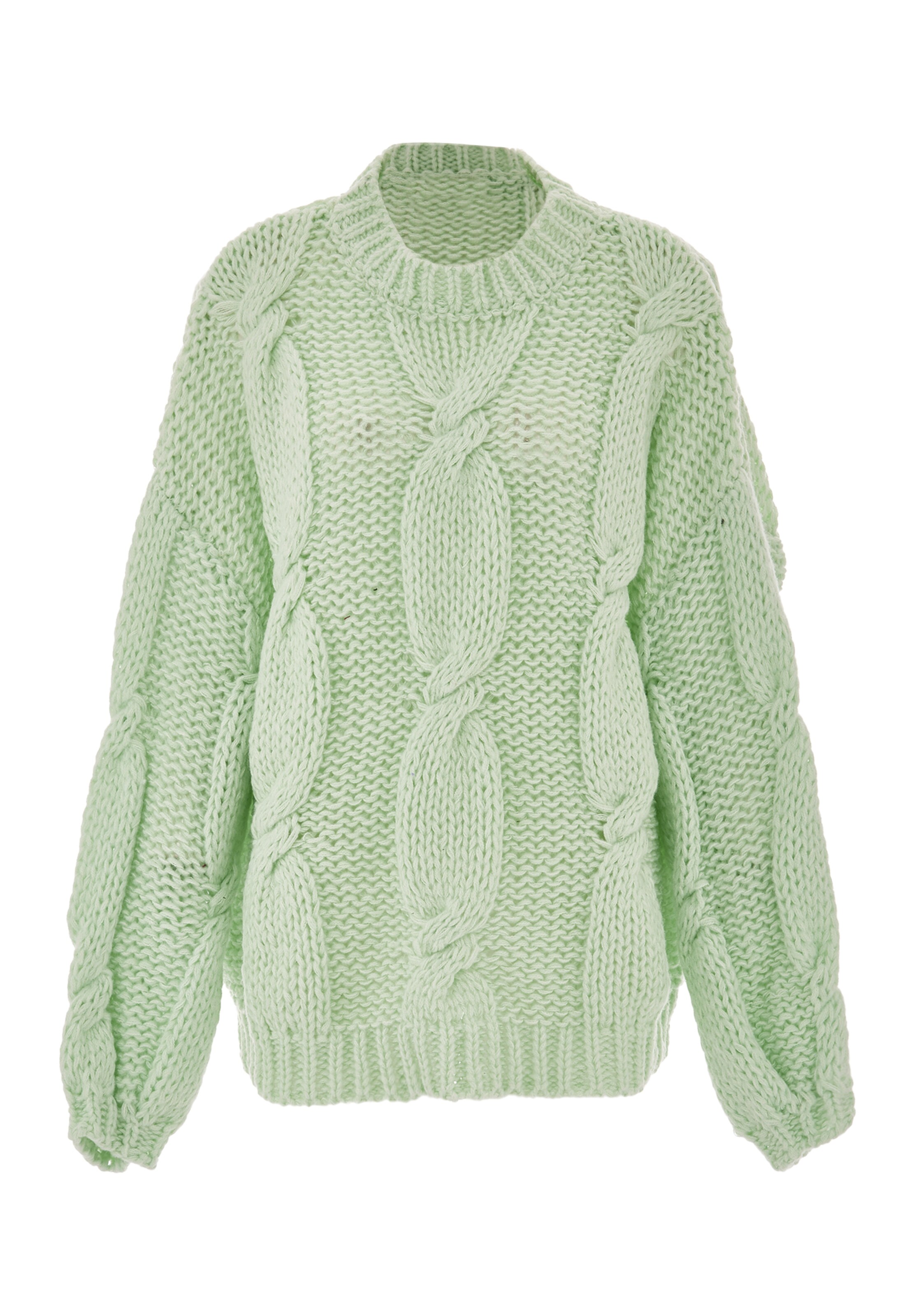 ebeeza Kampsun, värv roheline: eest vaates