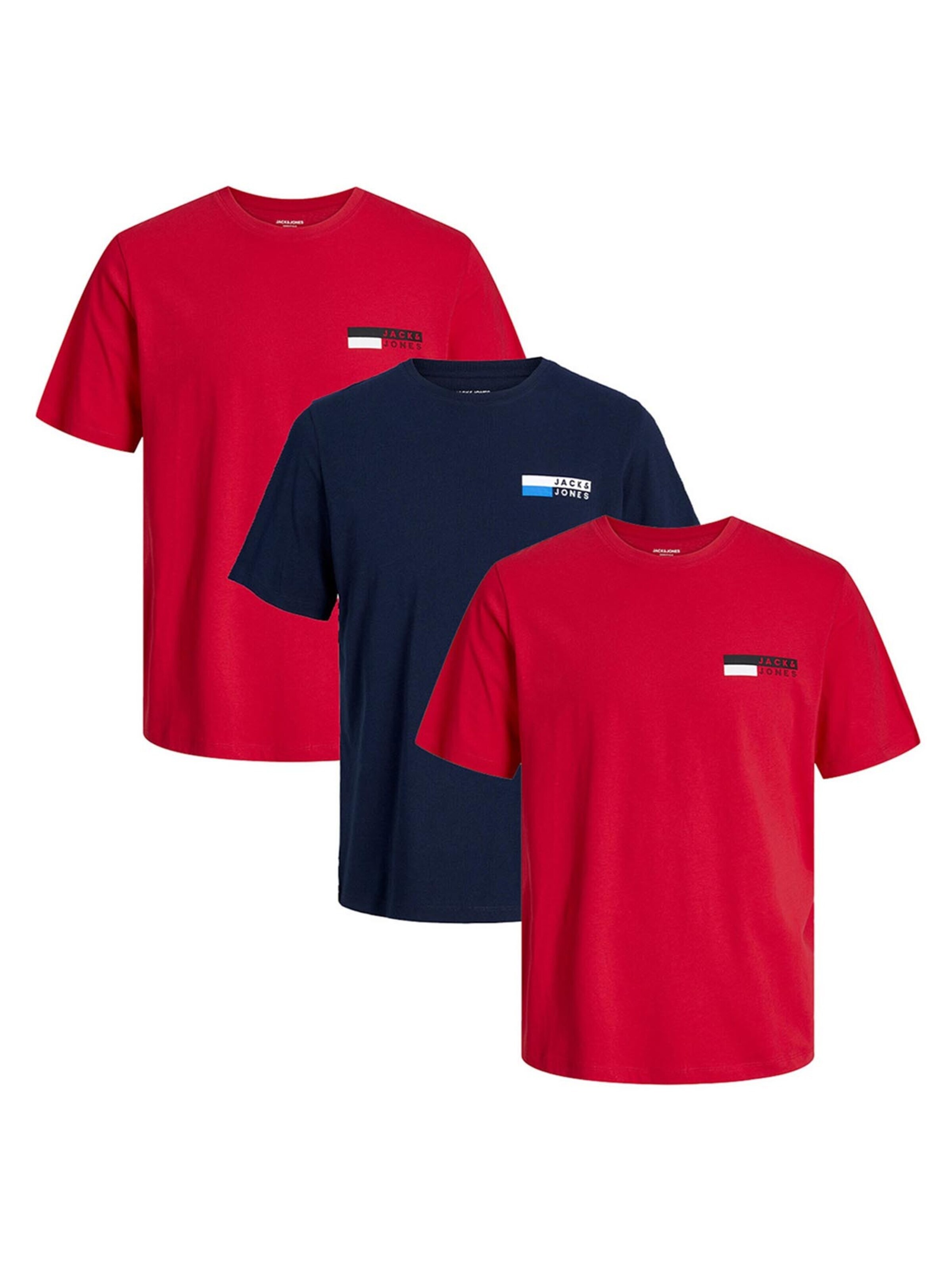JACK & JONES Shirt 'Corp'‌‌‌‌‌‌‌‌‌ in Rot: Vorderseite