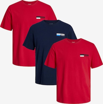 JACK & JONES Shirt 'Corp' in Rot: Vorderseite
