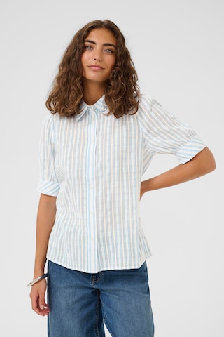 CULTURE Blouse 'CUhena shadia' in Blue: front