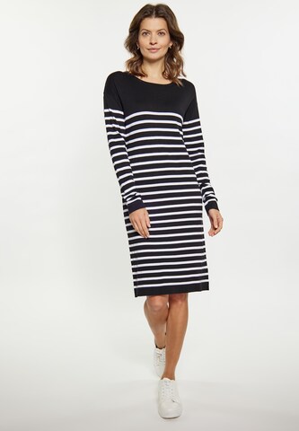 usha BLUE LABEL Knit dress in Black: front