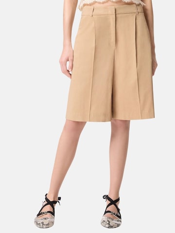 PINKO - regular Pantalón 'PINKO BRYANA BERMUDA LINO STRETCH BERMUDA' en beige