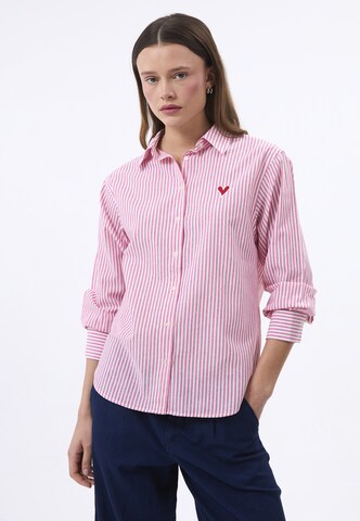 Camicia da donna di Felix Hardy in rosa: frontale