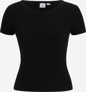 T-shirt 'BRANNA RINGER' Gap Petite en noir : devant