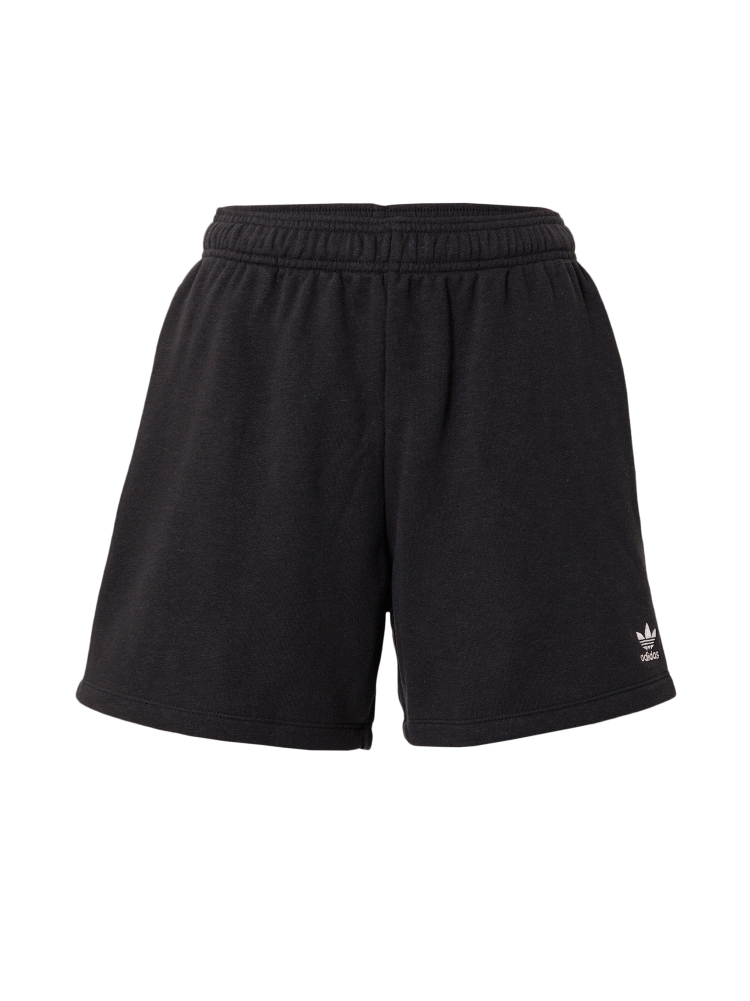 ADIDAS ORIGINALS Wide leg Pants 'Essentials' in Black: front