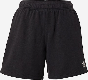 ADIDAS ORIGINALS Wide Leg Shorts 'Essentials' in Schwarz: predná strana