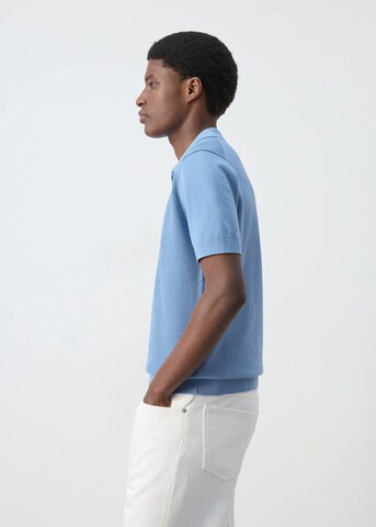 MANGO MAN Sweater 'Canario' in Blue