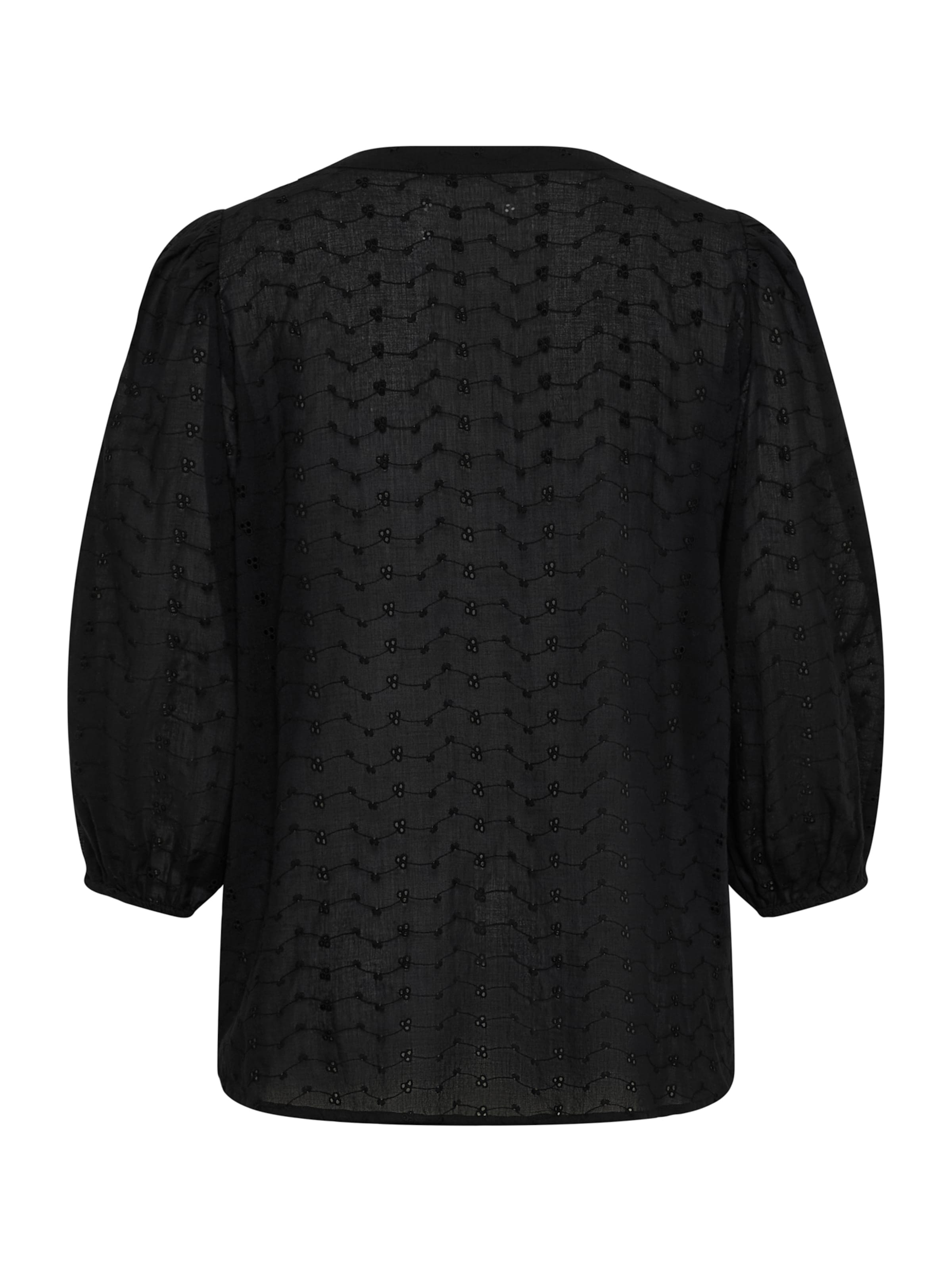 KAFFE CURVE Bluse 'Maia' in Schwarz
