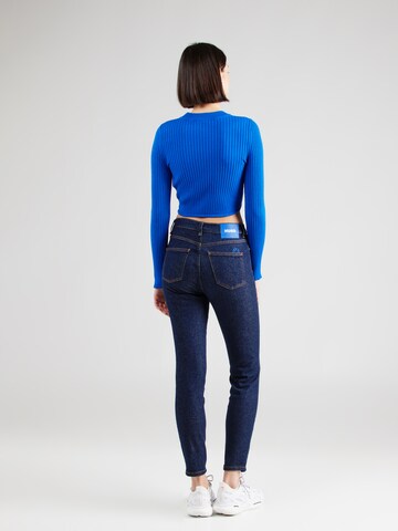 HUGO Slimfit Jeans 'Malu' in Blauw