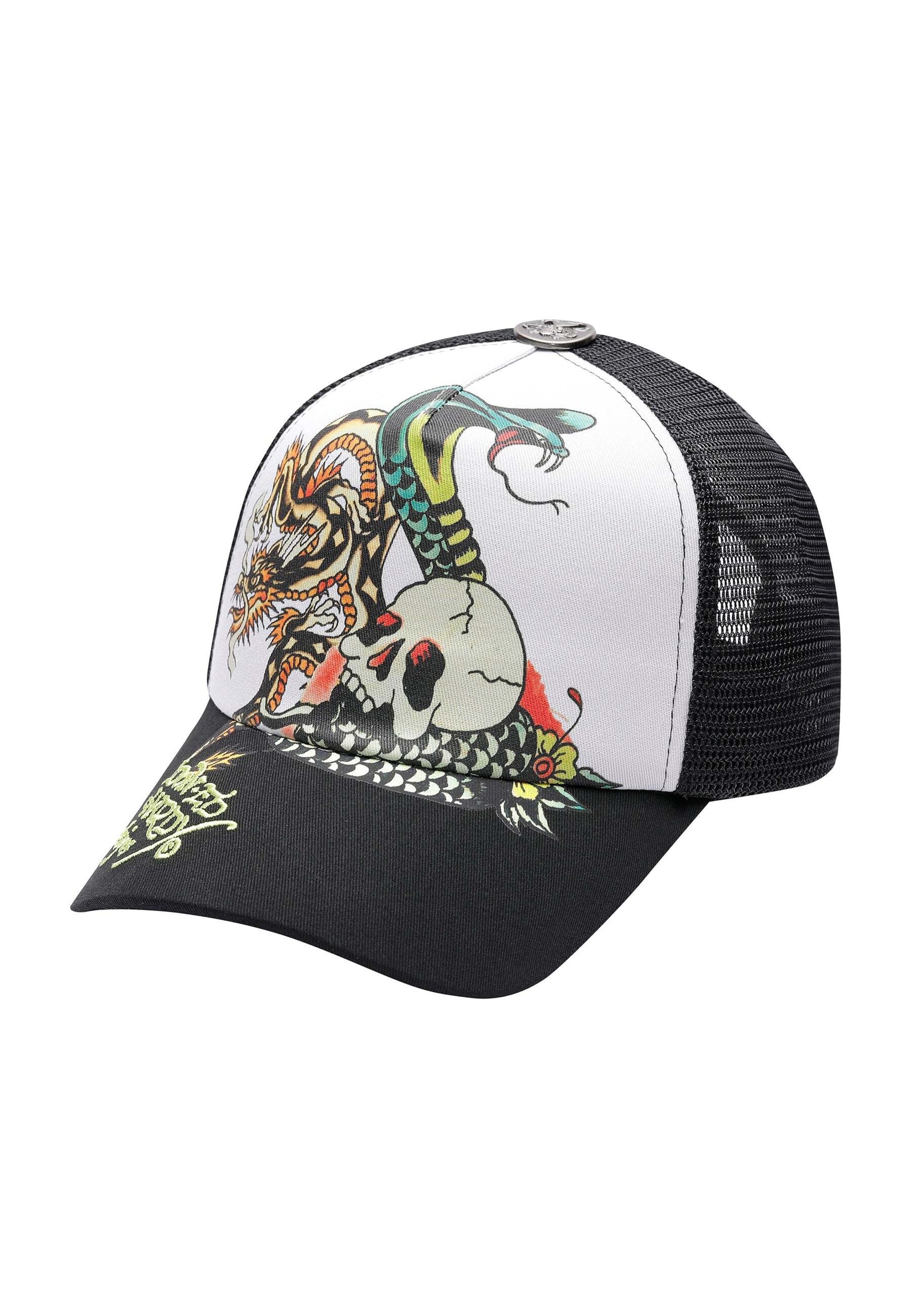 Ed Hardy Τζόκεϊ 'Snake and Skull' σε λευκό
