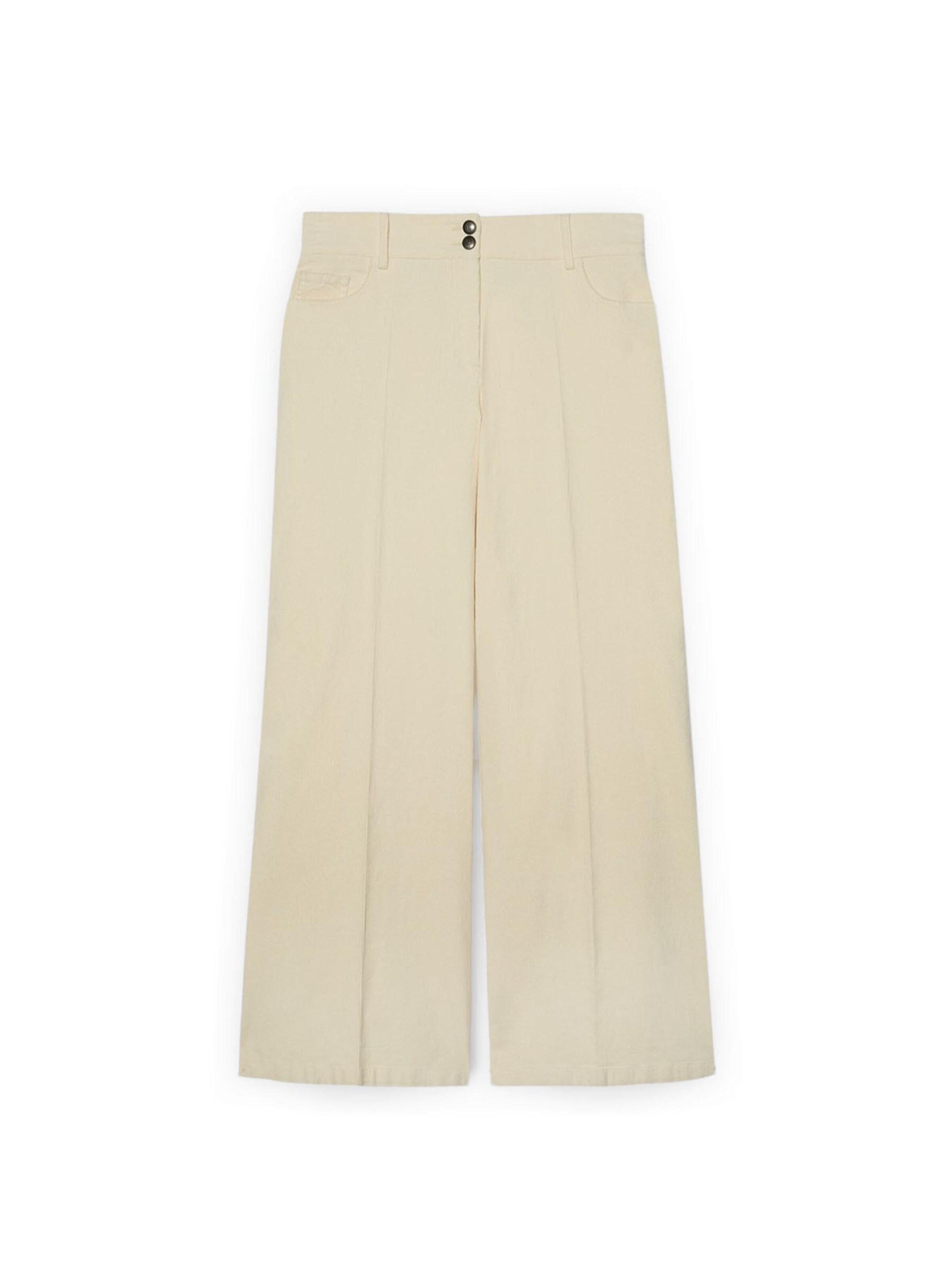 Regular Pantalon Fiorella Rubino en blanc : devant