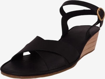 Sandales EL NATURALISTA en noir : devant