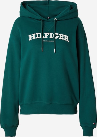 TOMMY HILFIGER Sweatshirt i grøn: forside